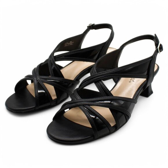 Womens Easy Street Dress Sandals - Black - Picture 4 of 8